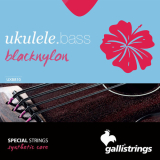 Galli UXB810 Blacknylon basszus ukulele húrszett