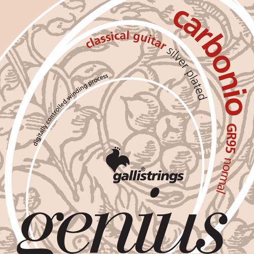 Galli Genius Carbonio GR95 ProCoated klasszikusgitár húrszett, normal tension