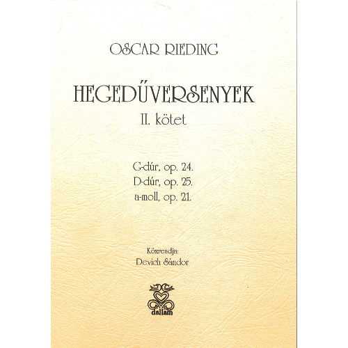 Rieding, Oscar: Hegedűversenyek II. 