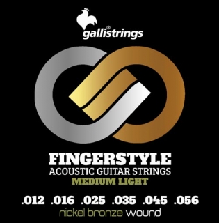 Galli GFS1256 Fingerstyle akusztikus gitár húrszett (.012)