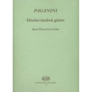 Paganini: Előadási darabok gitárra