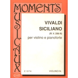 Vivaldi, Antonio: Siciliano (RV 256/II) MM-14