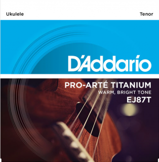 D'Addario EJ87T Titanium tenor ukulele húrszett