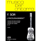 Sor, Fernando: L'encouragement Fantázia két gitárra Op. 34