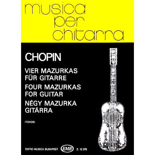 Chopin, Frédéric: Négy mazurka gitárra (Tokos)