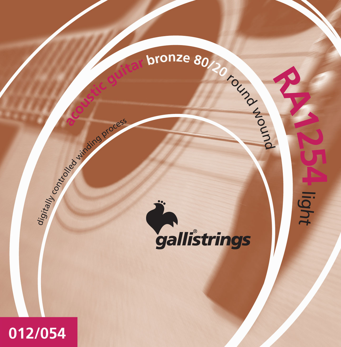 Galli RA1254 akusztikus gitár húrszett (.012)