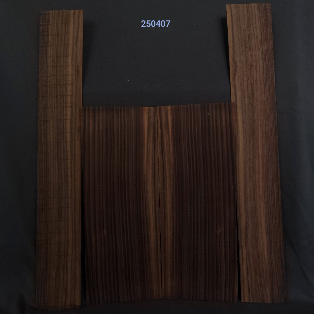 Indiai paliszander hát/oldal szett nr. 250407