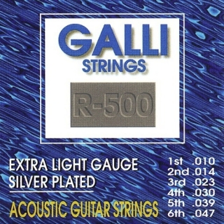 Galli R500 akusztikus gitár húrszett (.010)