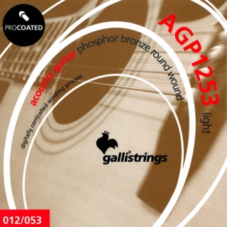 Galli AGP1253 ProCoated akusztikus gitár húrszett (.012)