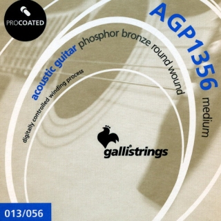 Galli AGP1356 ProCoated akusztikus gitár húrszett (.013)