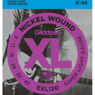 D'Addario EXL120 9-42 elektromos gitár húrszett