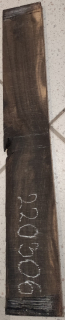 Ében lap fogólap méretű (Diospyros crassiflora hiern) Nr. 220306