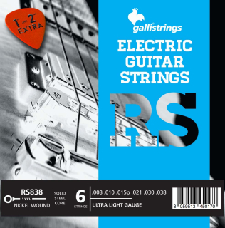 Galli RS838 elektromos gitár húrszett (.008)